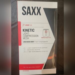 Kinetic Light Compression Mesh Long Boxer Brief // Semi Compression Fit